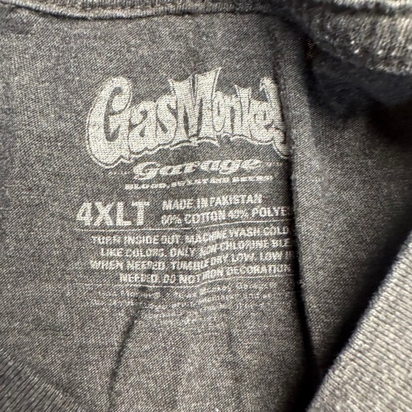 Gas Monkey Garage Custom Hot Rods T Shirt Men's 4XLT Gray Short Sleeve Tee - Picture 3 of 4
